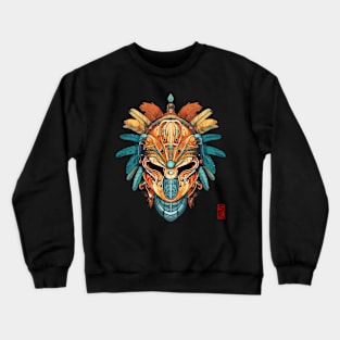 tribal helmet and mask Crewneck Sweatshirt